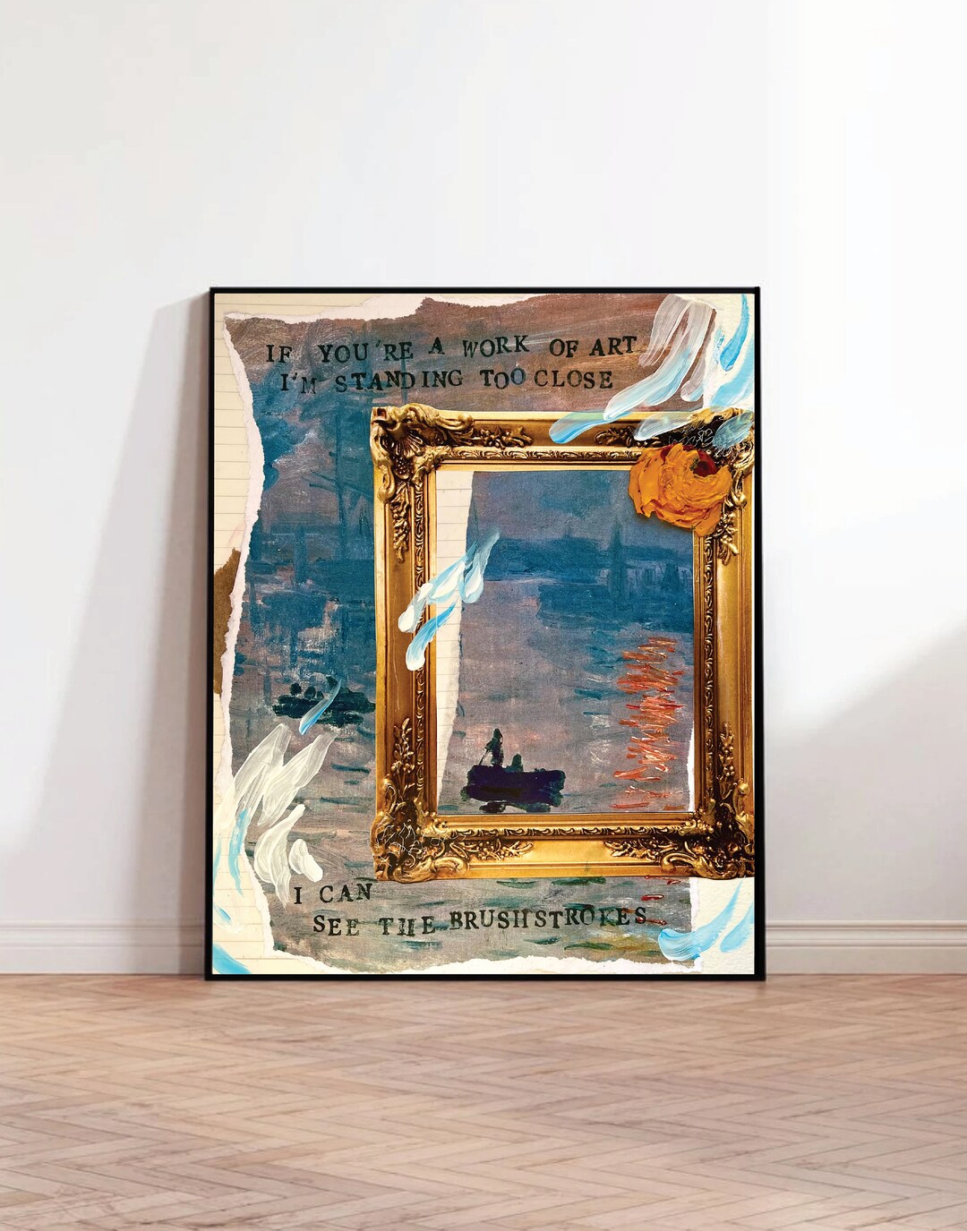 ICU work of Art Digital Print: Phoebe Bridgers Wall Art, Lyric Poster
