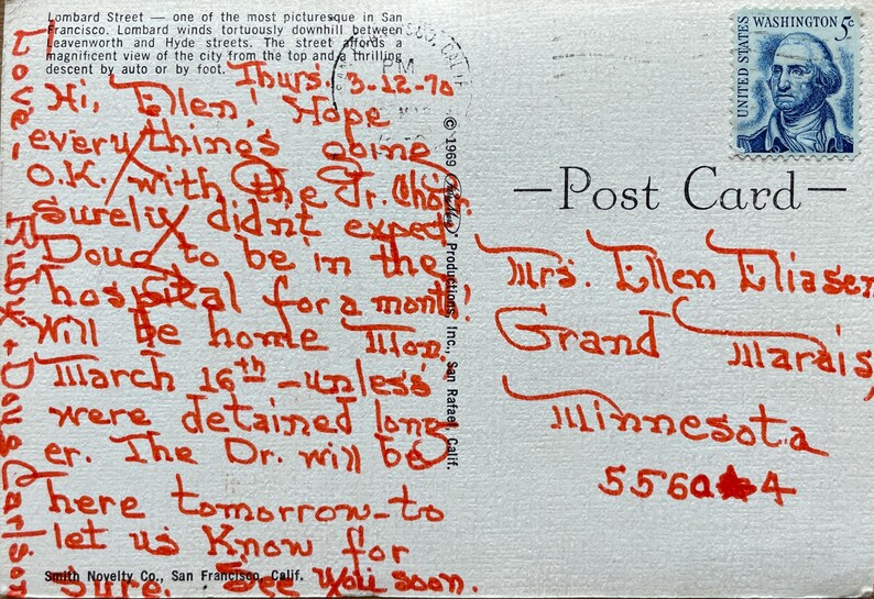 20 Vintage Handwritten Postcards | Antique Script Ephemera | Junk ...