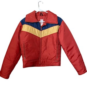 burnt orange ski jacket