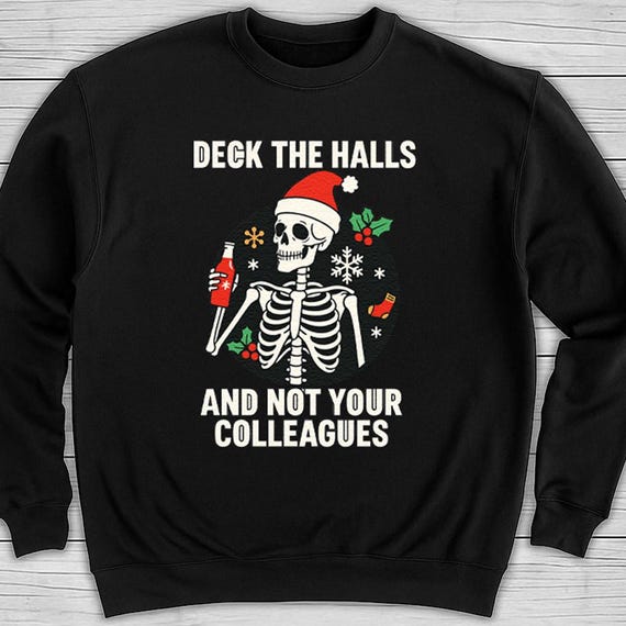 Deck The Halls - Christmas Sweater For Him Her  - Gift - Christmas Sweater, Christmas Jumper -Christmas Sweater - Funny Christmas Top