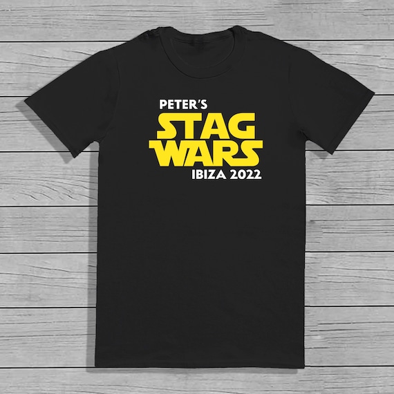 Stag Wars Personalised Mens T-Shirt - Stag do, Stag Night, Party, Personalised Mens T-Shirt,
