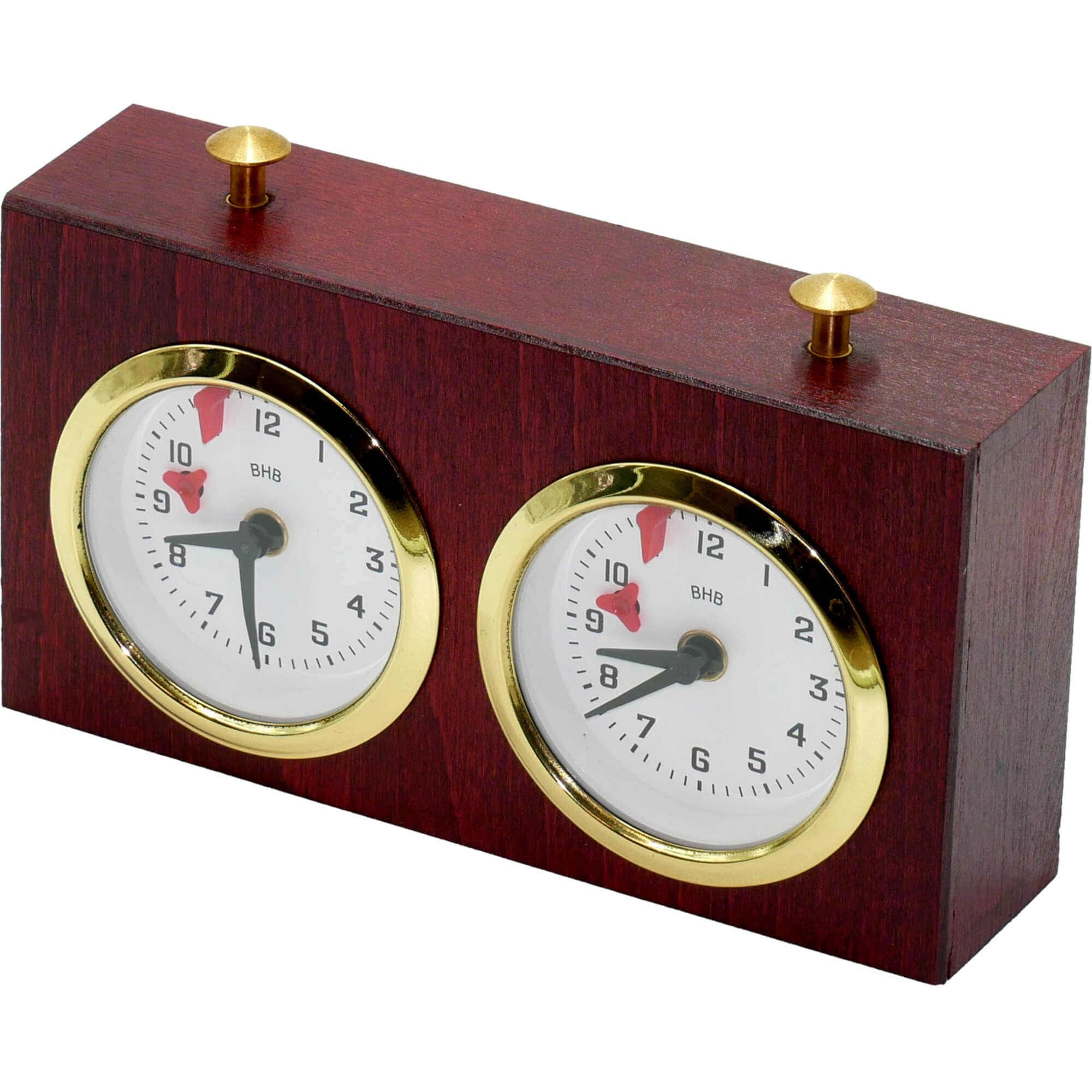 Vintage Mechanical chess clock mahogany wood Etsy