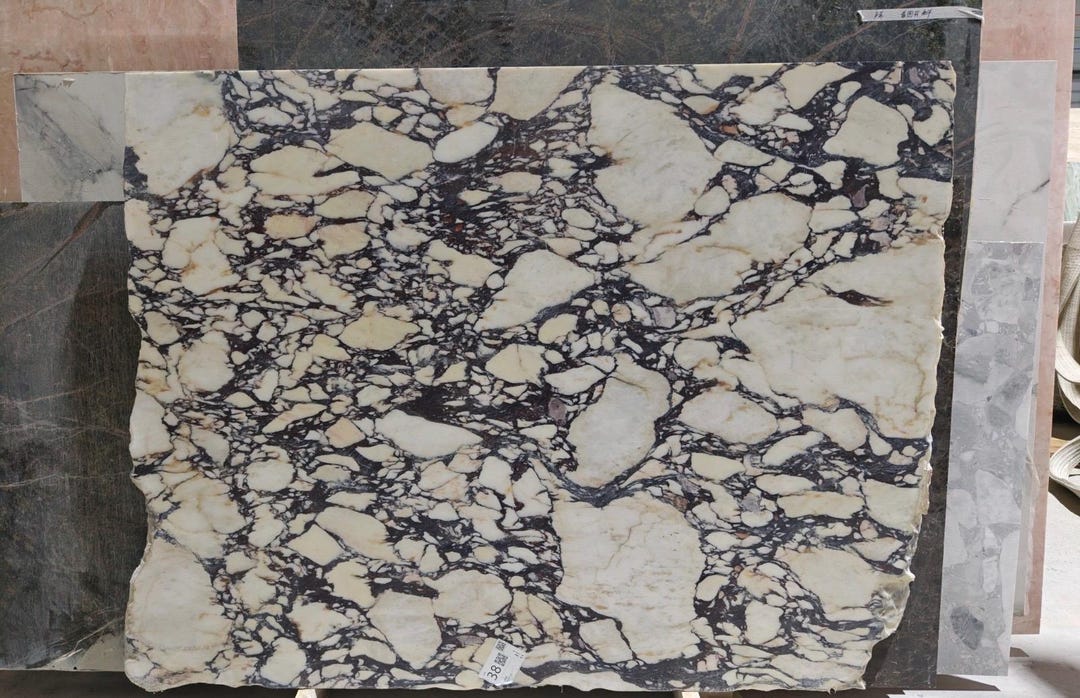 Honed Calacatta Viola Slab - Etsy Australia