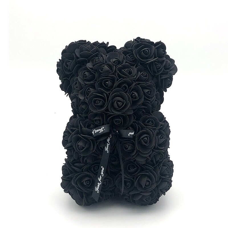 rose petal teddy bear