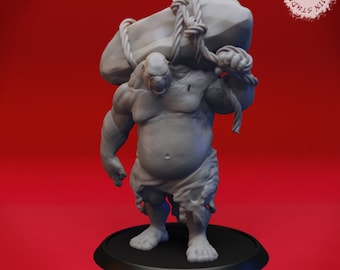 Ogre monster   3D Printed Resin Miniature by Yasashii Kyojin Studio
