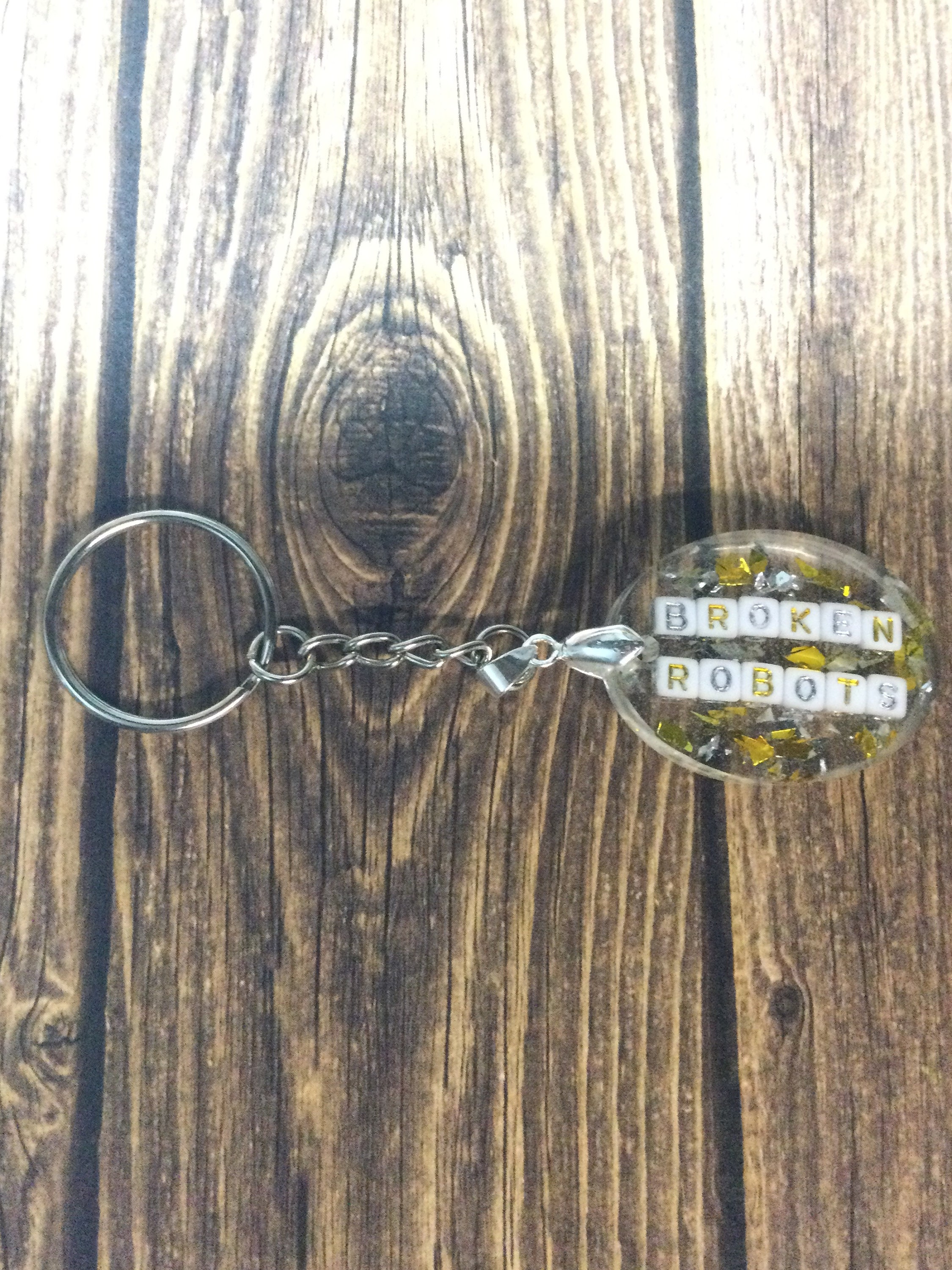 Broken Robots Keychain Etsy