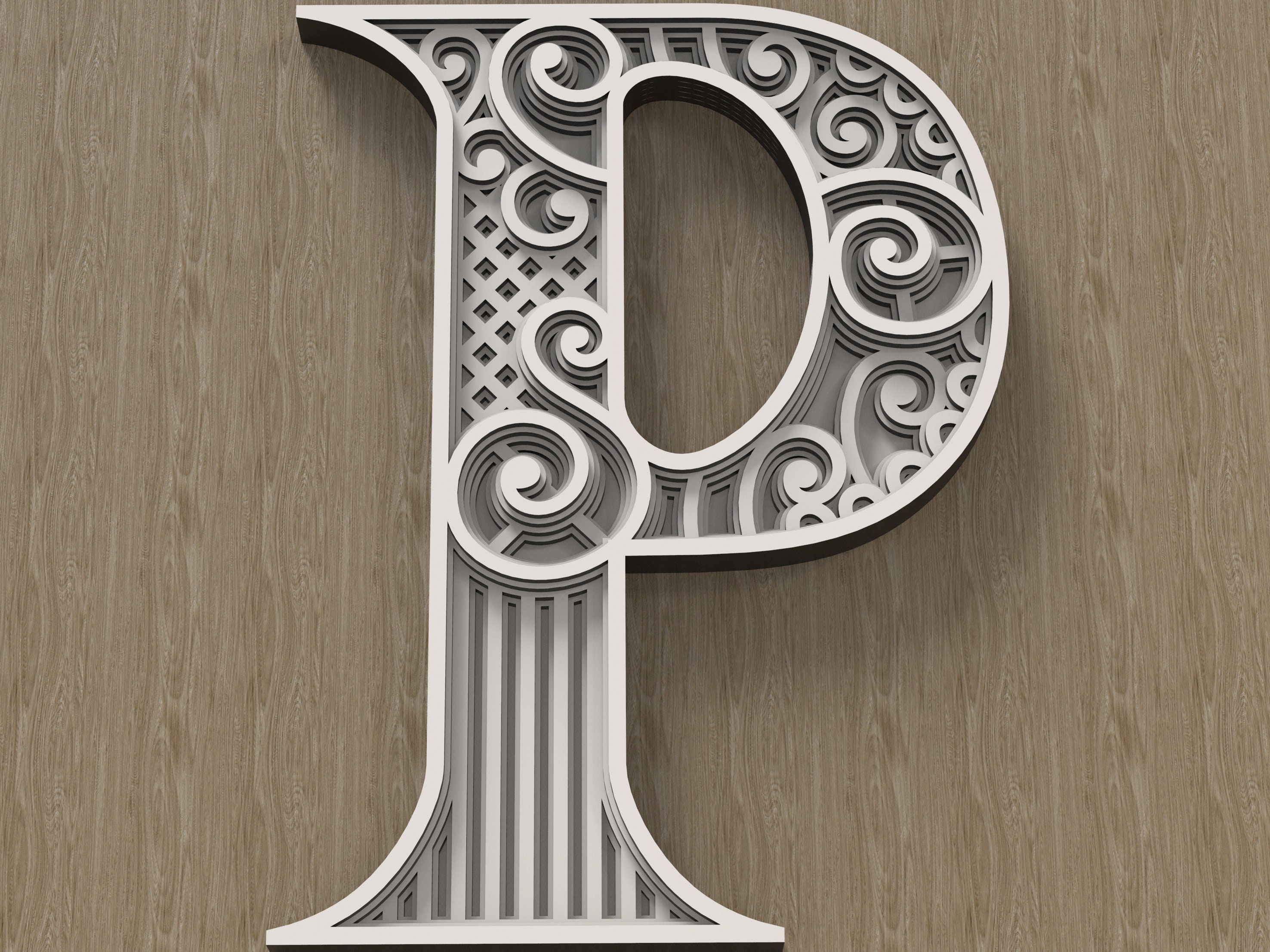 P Letter Indesign P Letter Wallpaper 3d