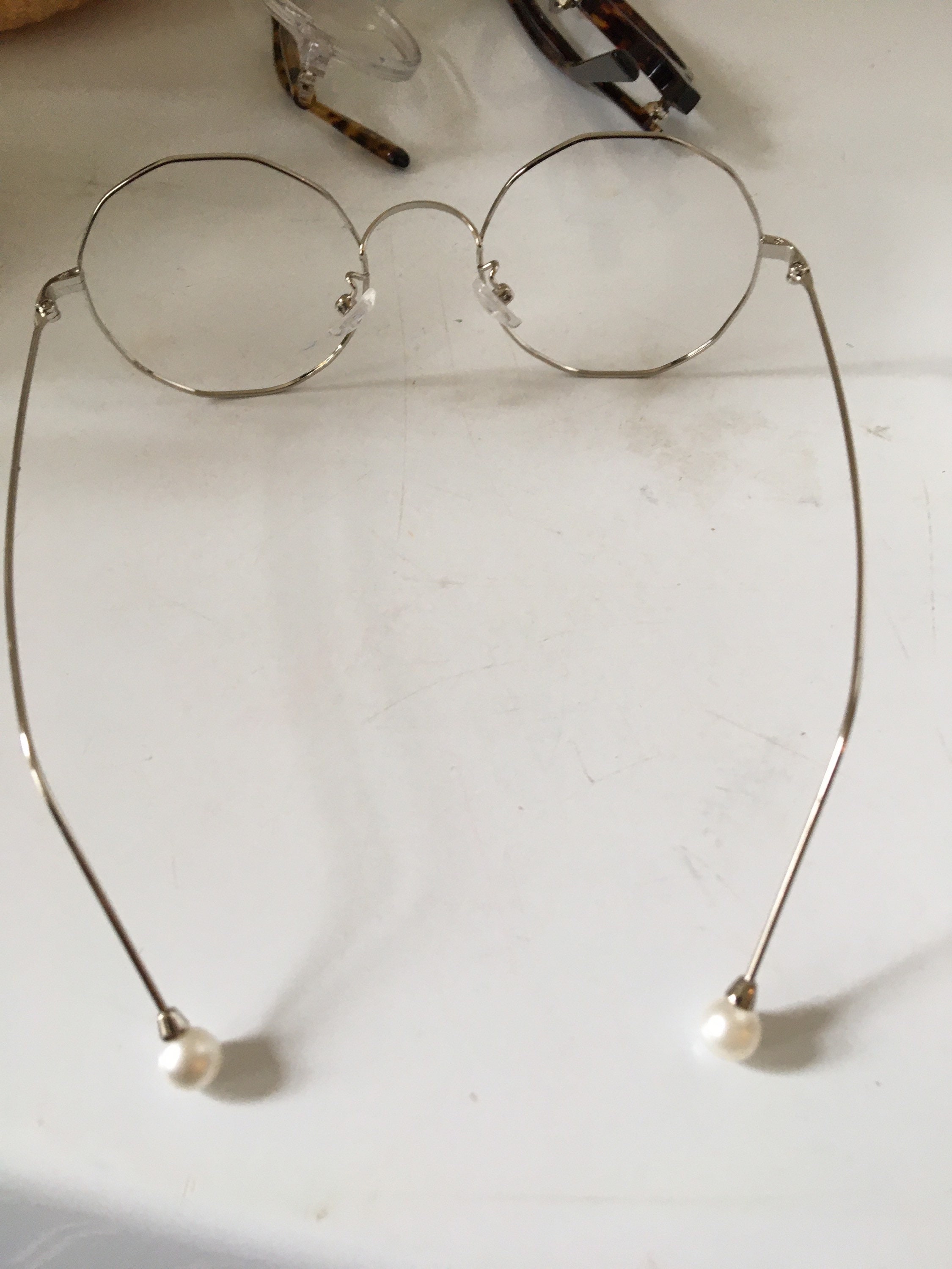 Silver eyeglasses vintage never worn mint retro round | Etsy