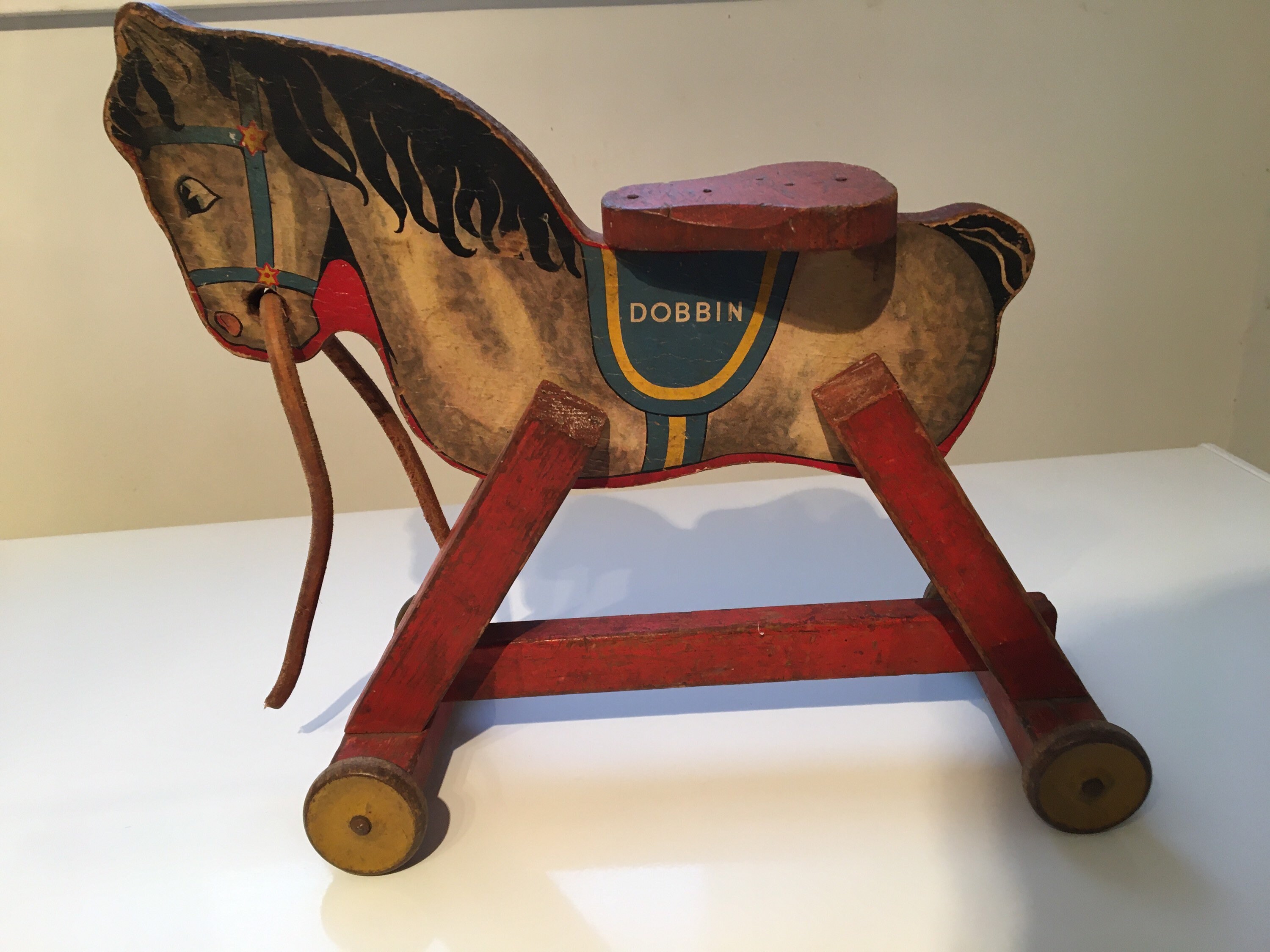 Rare Dashing Dobbin Horse Vintage Toy Horse Toy Fisher Etsy