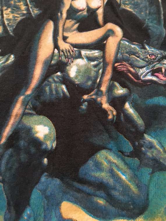 Boris Vallejo, incubus,vintage t shirt, t shirt,b… - image 9