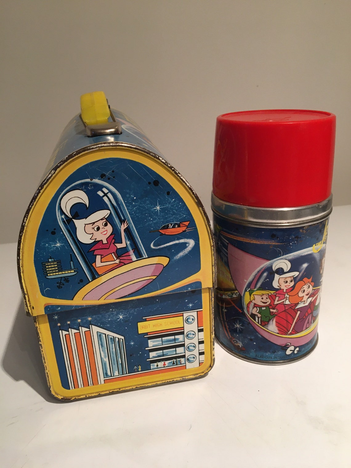 The Jetsons lunchbox sale vintage lunchbox rare metal Etsy