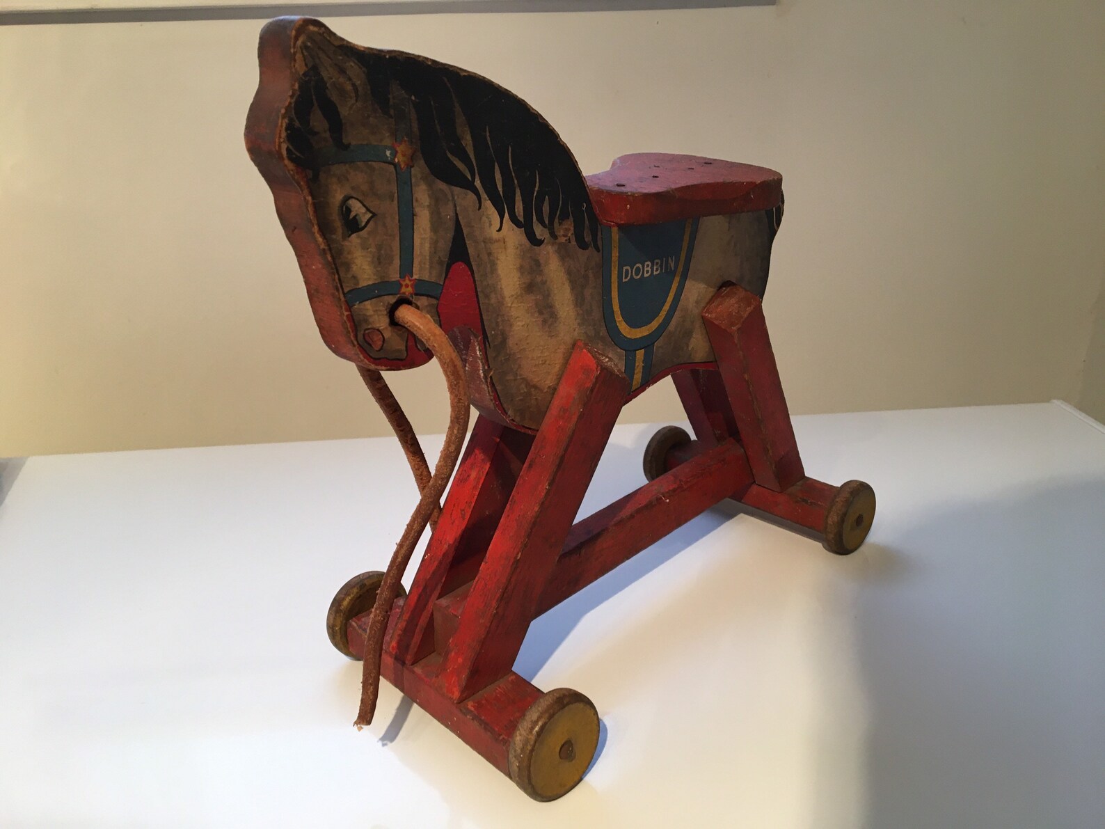 Rare Dashing Dobbin Horse Vintage Toy Horse Toy Fisher Etsy