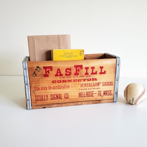 FasFill Divided Wood Box