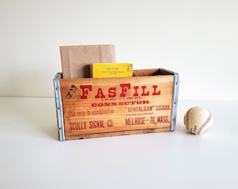 FasFill Divided Wood Box