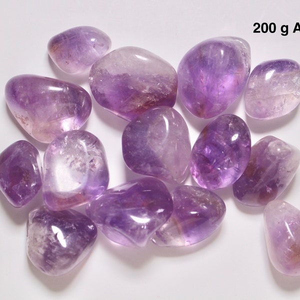 Ametrine tumbled stone in semi-precious natural stone