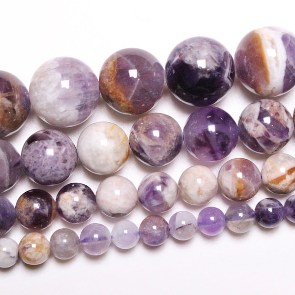 Pearl Amethyst chevron natural pearls in 4mm 6mm (63) 8mm (48) 10mm (38) 12mm (32)