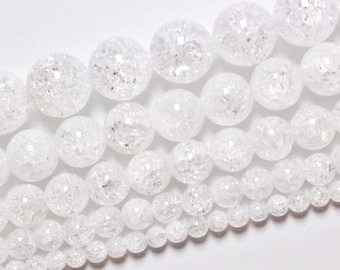 10 Perles Facettes Preciosa 10mm Cristal Craquelé - Bohème, Pour Création Bijoux, Neuves