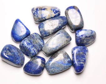 Rolled stone in Lapis lazuli 200g in semi-precious natural stone