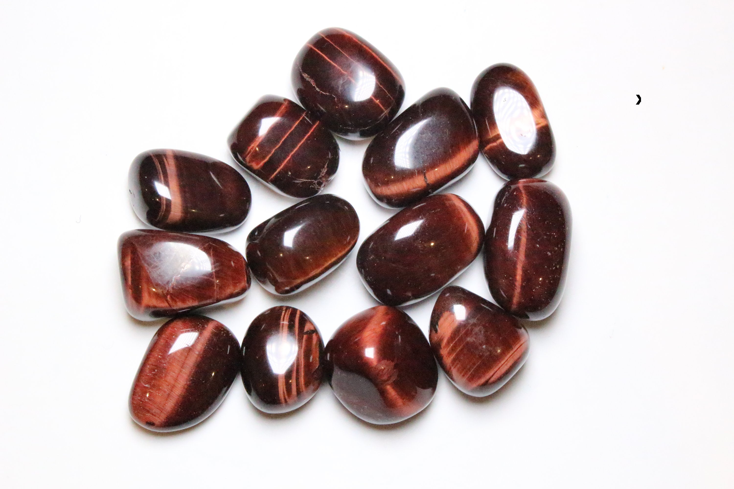 Pierre Roulée Oeil de Taureau en Pierre Naturelle Semi-Précieuse, Oeil Taureau