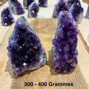 Amethyst-Geode AAA 300-1300 g, Amethyst-Druse aus natürlichem Halbedelstein Amethyst Roher großer Amethyst 300 - 400 Grammes