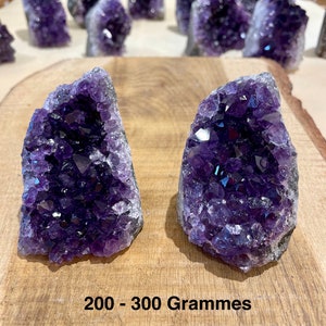 Amethyst-Geode AAA 300-1300 g, Amethyst-Druse aus natürlichem Halbedelstein Amethyst Roher großer Amethyst 200 - 300 Grammes