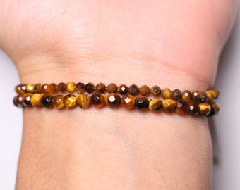 Bracciale Pietra Naturale Sfera 4mm - Eleganza Discreta e