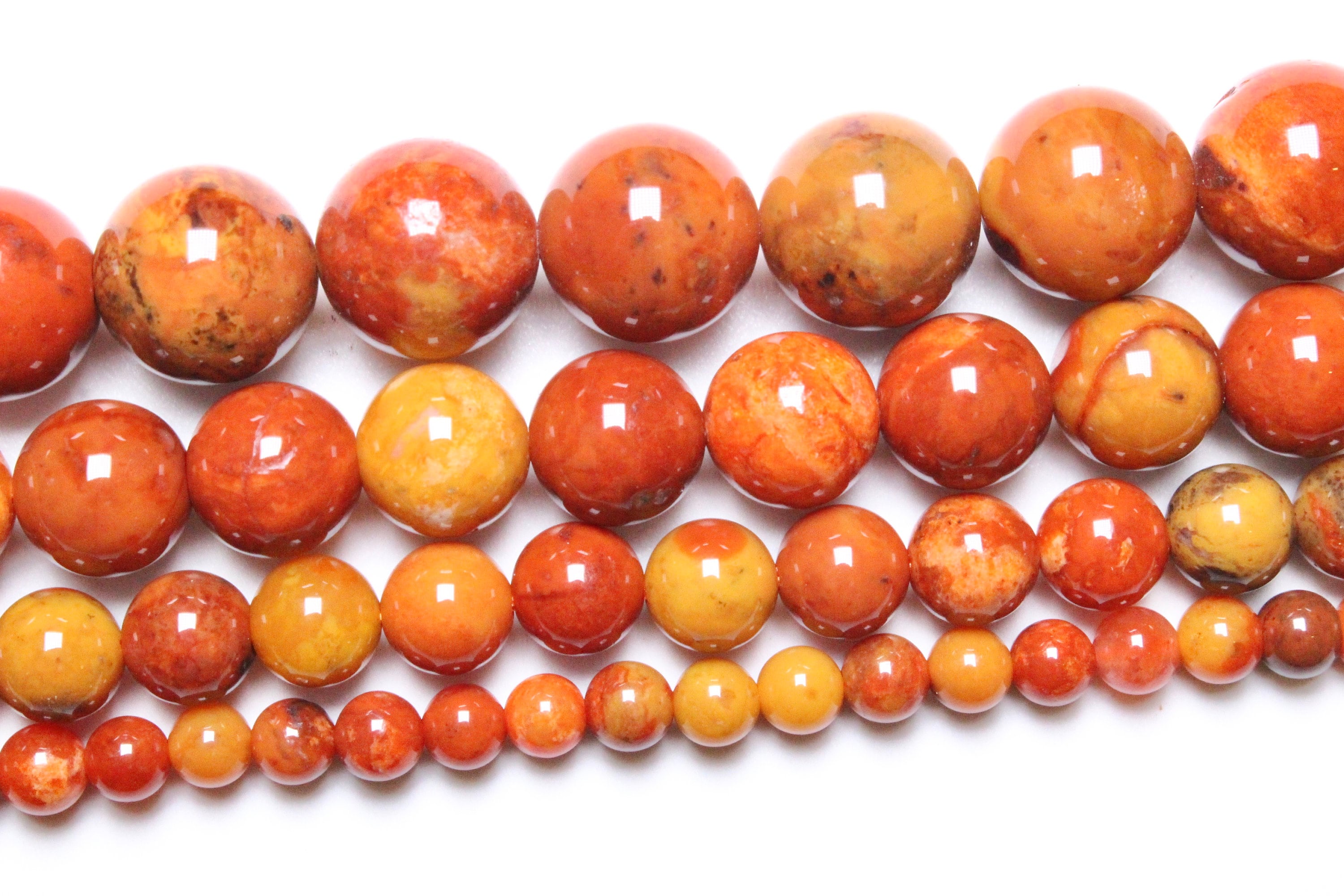 Red Agate Pearl 63 Natural Pearls in 6mm63 8mm48 - Etsy