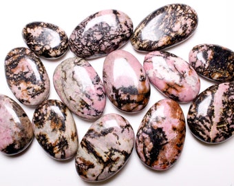 Rhodonite pebbles 200g in natural stone