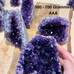 Amethyst-Geode AAA 300-1300 g, Amethyst-Druse aus natürlichem Halbedelstein Amethyst Roher großer Amethyst Bild 5