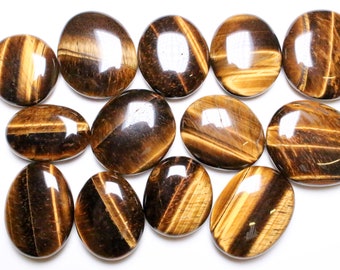 Tiger's Eye pebbles 200g in natural stone