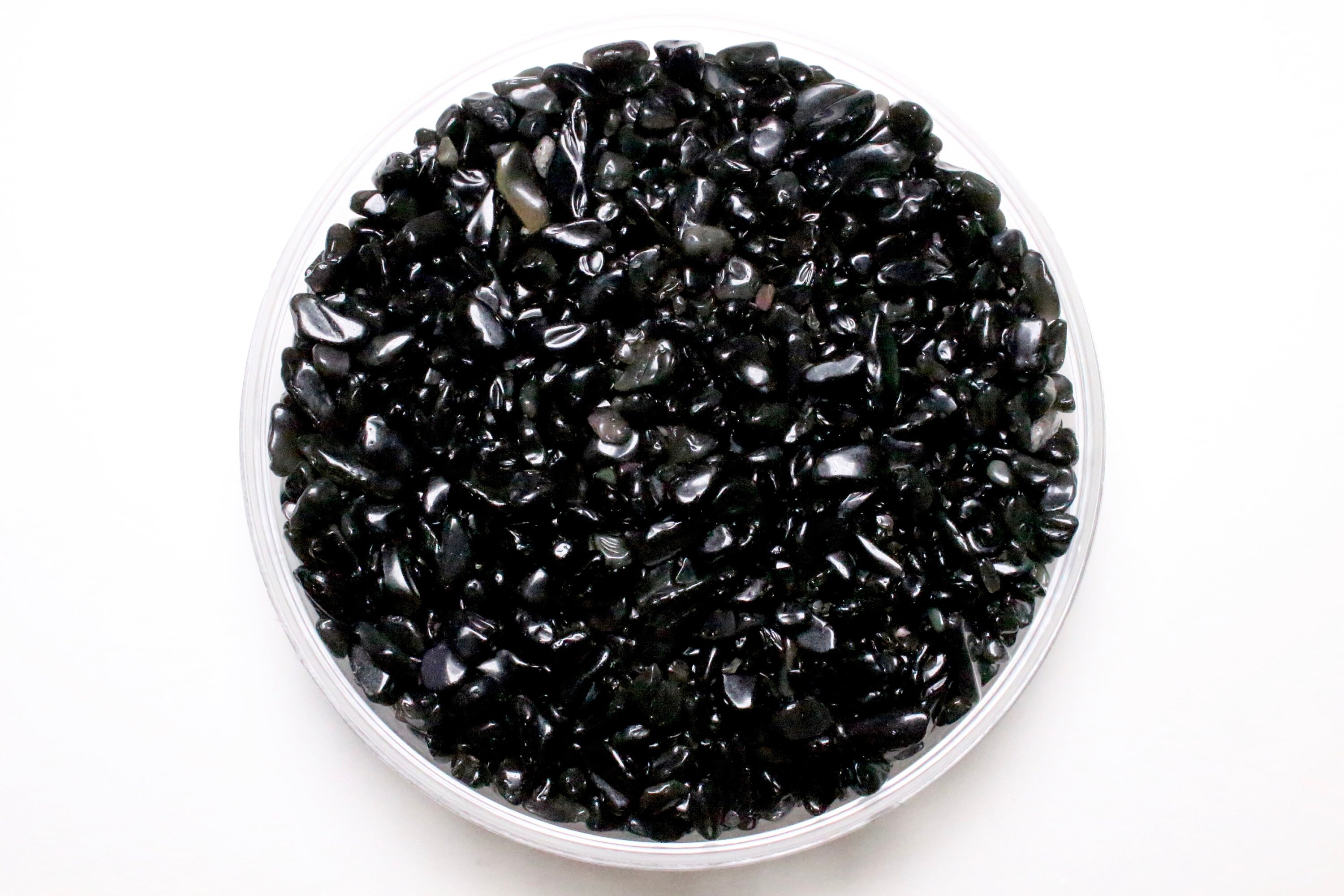 Yoppy　金中線天地野毛小石　黒　４本 金具用石こうピン YAHATA ピン・中空フック M4 黒