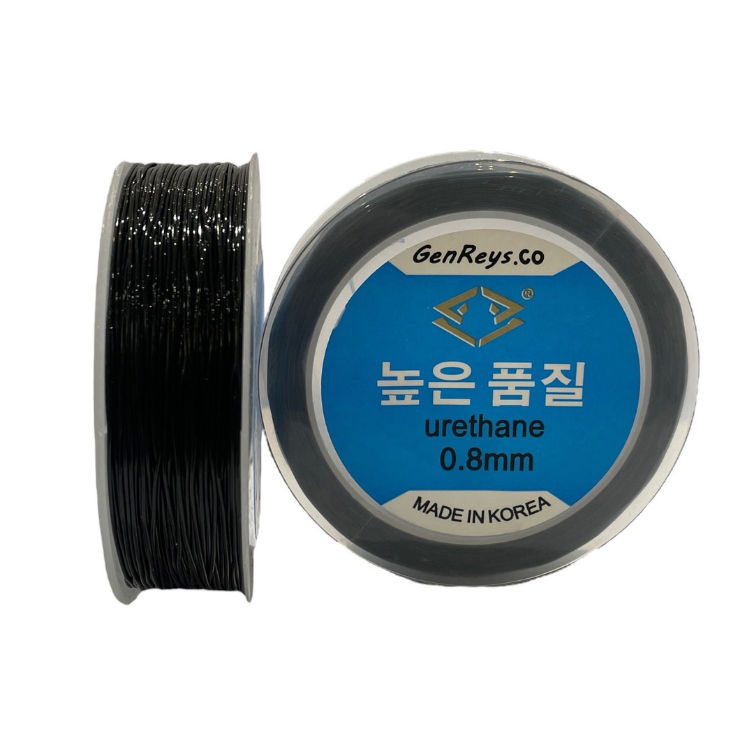 Spool of Black Silicone Elastic Thread 0.6-1mm - Etsy