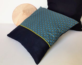 Blue and green cushion  cover