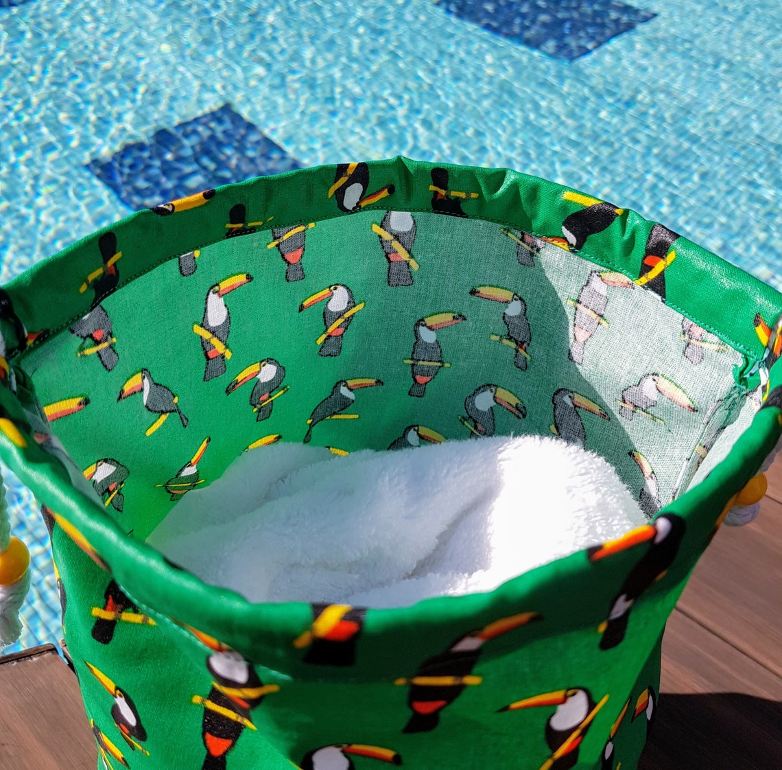 4 Sacs à Couches Lavables Imperméables - 30x36cm - Pour Maillots Mouillés, Couches - Voyage, Piscine