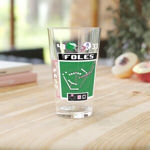 8-Bit Plays: Philly Special - Pint Glass, 16oz