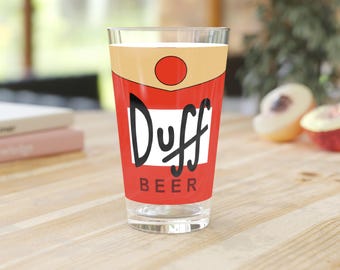 Duff Beer - Pint Glass, 16oz