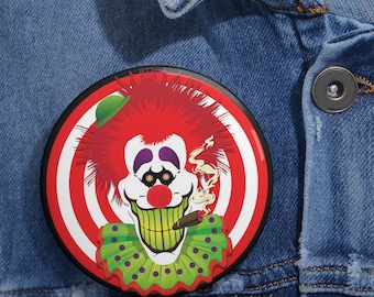 Laughing In The Dark - Custom Pin Button