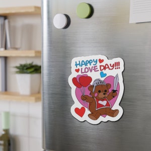 Happy Love Day - Kiss-Cut Magnets