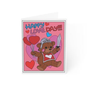 Happy Love Day - Folded Greeting Cards