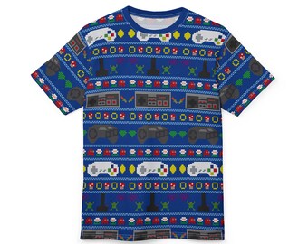 Knitted Controllers - Unisex Cut & Sew Tee (AOP)