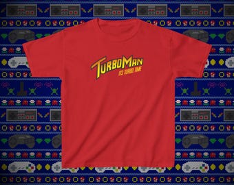 Turbo Man - Kids Heavy Cotton Tee
