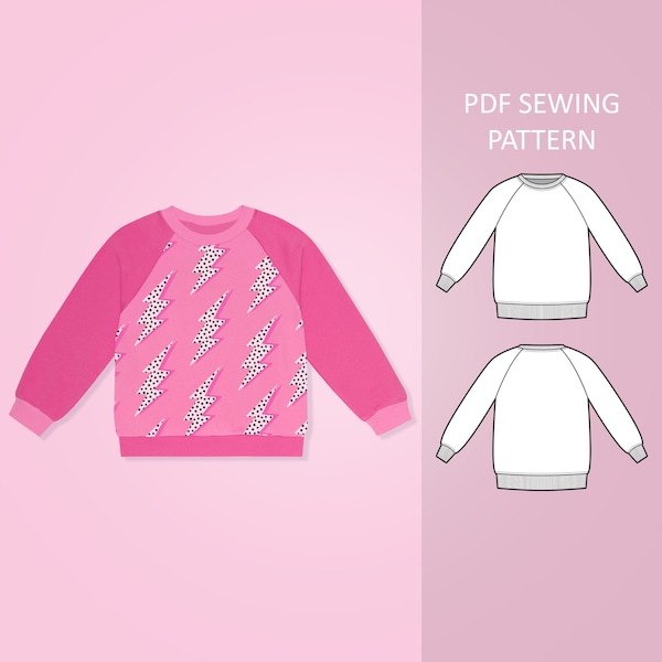 Sweatshirt Pattern Etsy