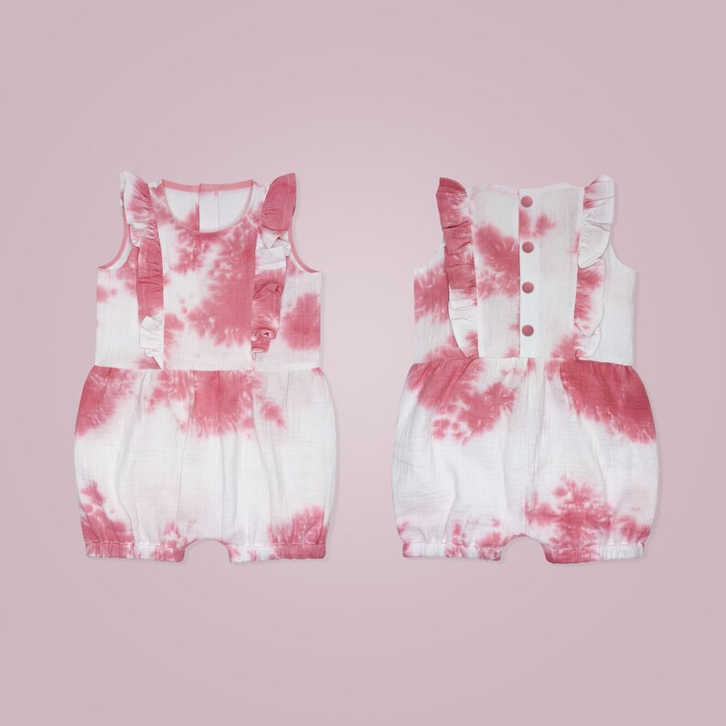 Ruffle Romper Sewing Pattern PDF for Babies, Toddlers and Kids, Age 0 ...