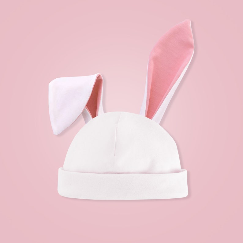 Easy Baby Animal Ears Beanie PDF Sewing Pattern Size 0 6 Etsy