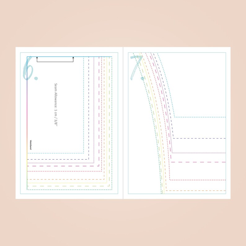 Skirted Leggings Sewing Pattern PDF for Babies Toddlers and Etsy