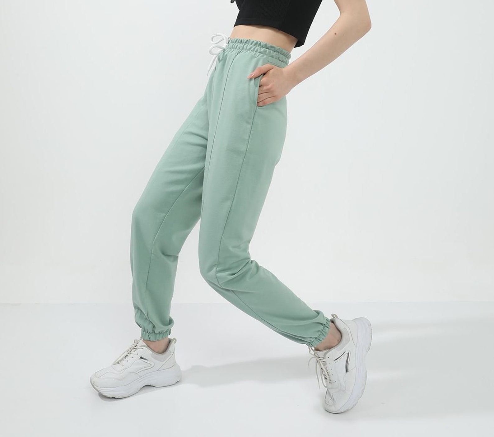knitted jogger set womens