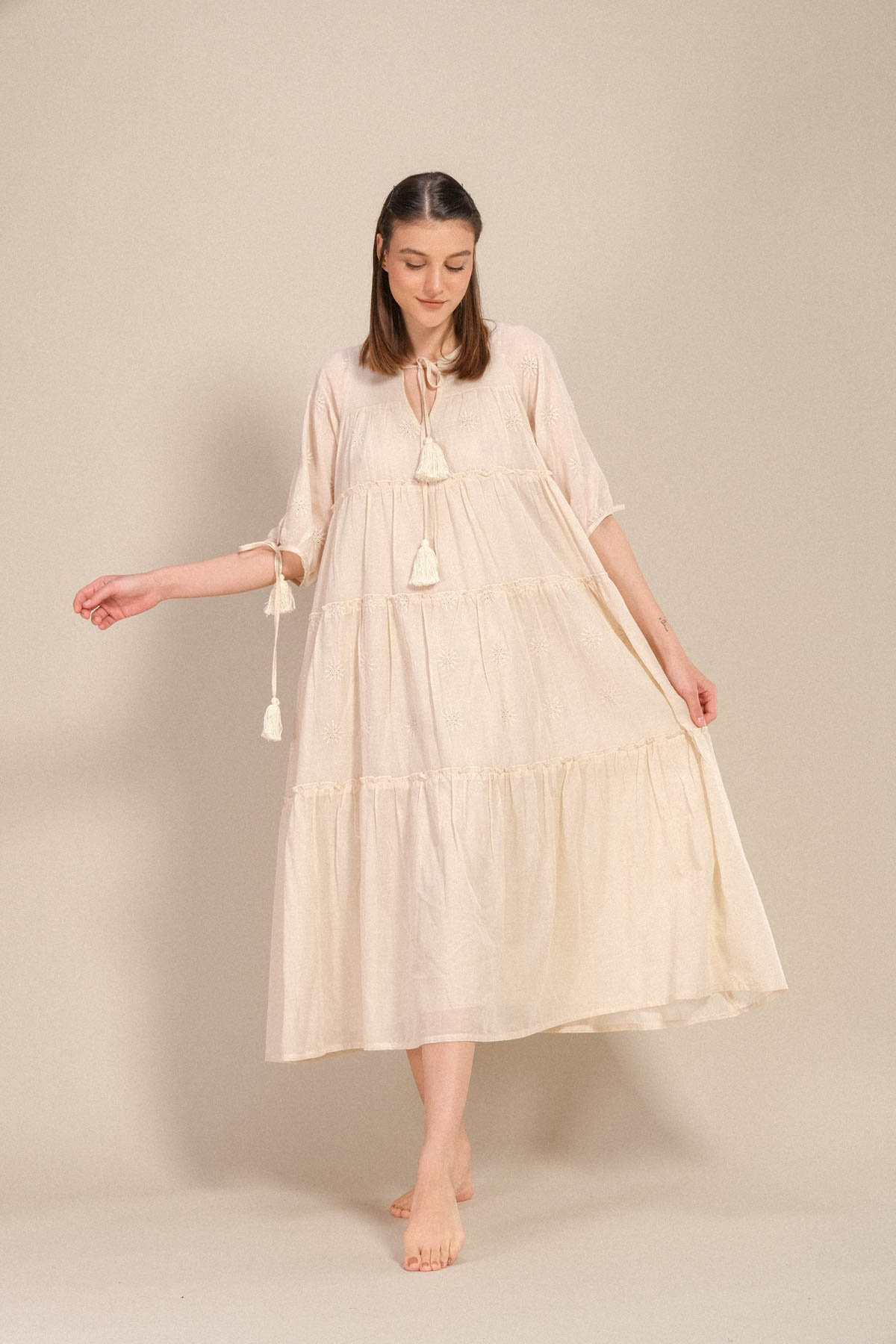 100 Pure Cotton dress Simple Cotton Boho dress Cotton Etsy