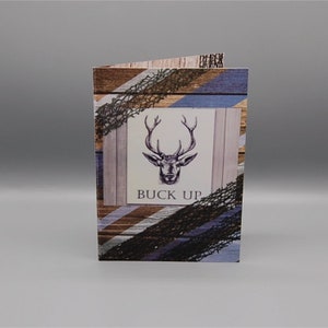 BUCK UP: Cartão de felicitações de recuperação e saúde mental