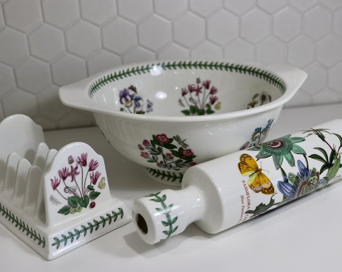 RESERVIERT für BERNADETTE Portmeirion Tasse Botanischer | Etsy