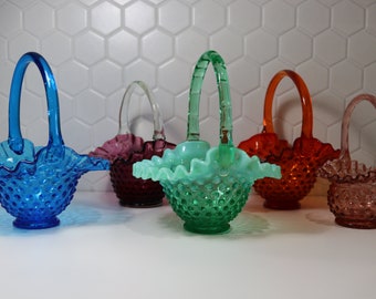 Fenton Glass Basket Etsy Fenton art glass company was founded in 1905, in martins ferry, ohio, by frank l. fenton glass basket etsy